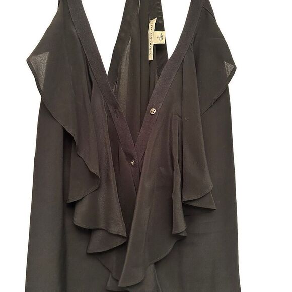 Banana Republic silk ruffle tank - Picture 2 of 8